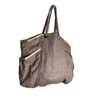 Murval blush Tote with Gold Accents